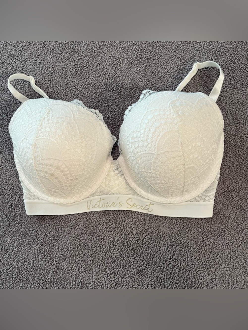 Victoria's Secret Lace Push-Up T Shirt Bra Full Coverage
